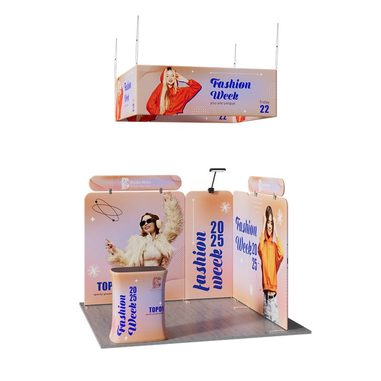 10ftx10ft Custom Trade Show Booth B1