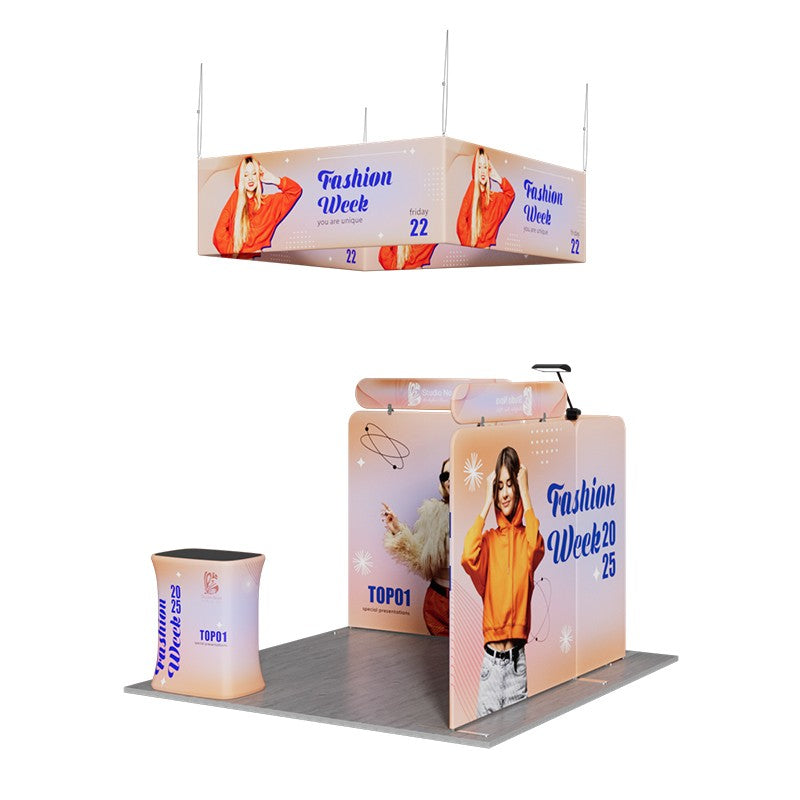 10ftx10ft Custom Trade Show Booth B1