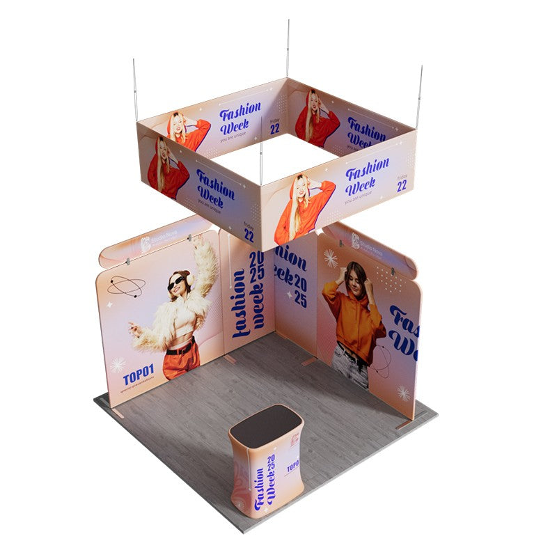10ftx10ft Custom Trade Show Booth B1