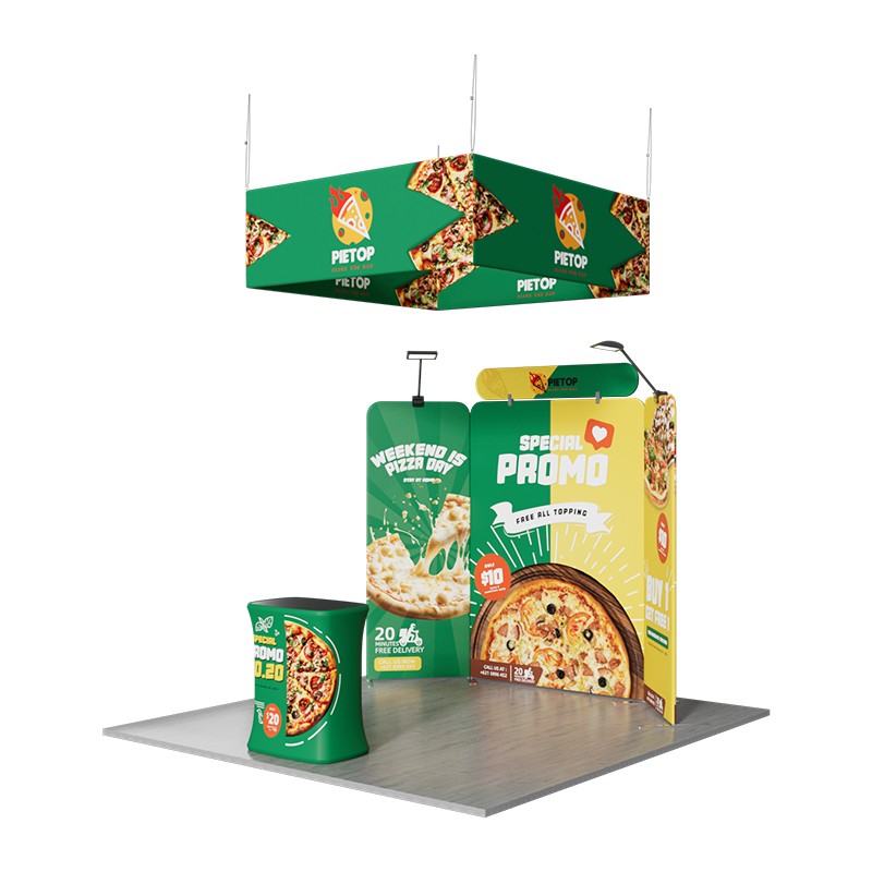 10ftx10ft Custom Trade Show Booth B2