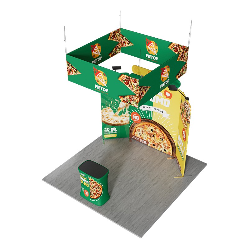 10ftx10ft Custom Trade Show Booth B2