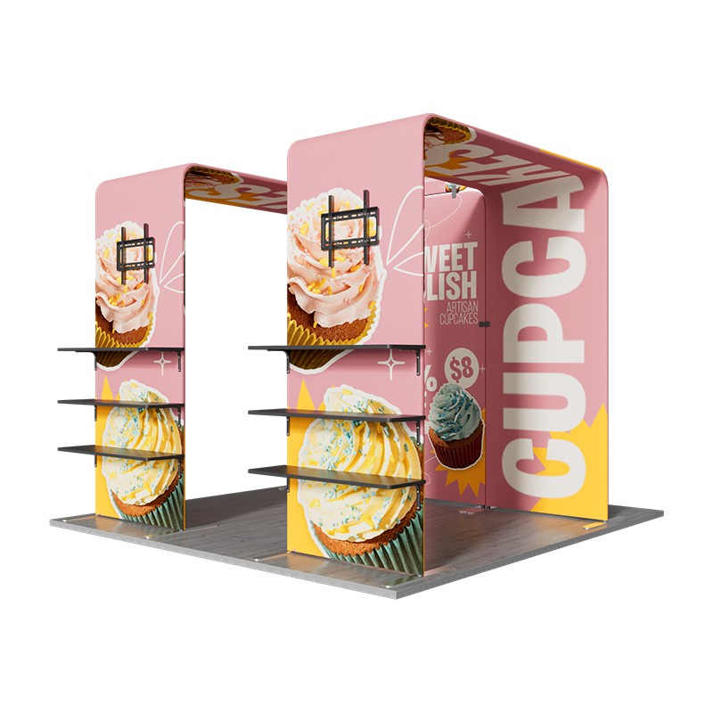 10ftx10ft Custom Trade Show Booth C1