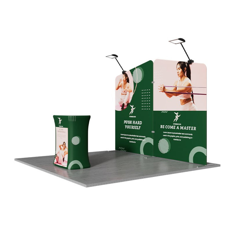 10ftx10ft Custom Trade Show Booth C2