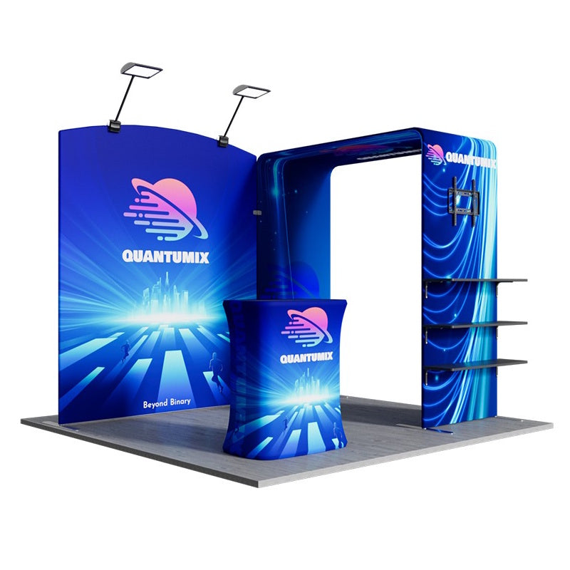 10ftx10ft Custom Trade Show Booth C3
