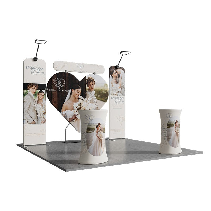 10ftx10ft Custom Trade Show Booth D1