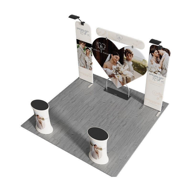 10ftx10ft Custom Trade Show Booth D1