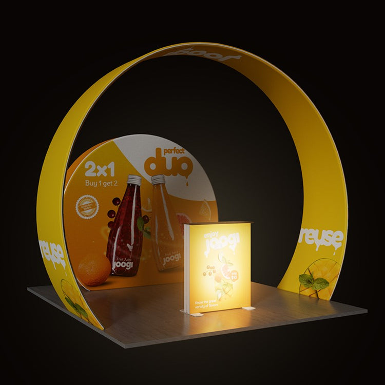 10ftx10ft Custom Trade Show Booth D2