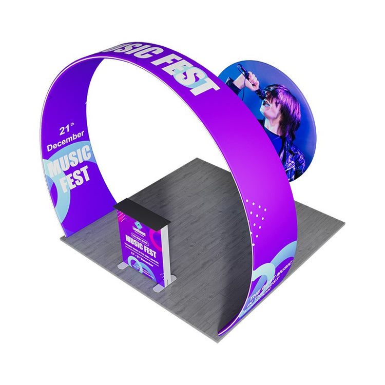 10ftx10ft Custom Trade Show Booth D3