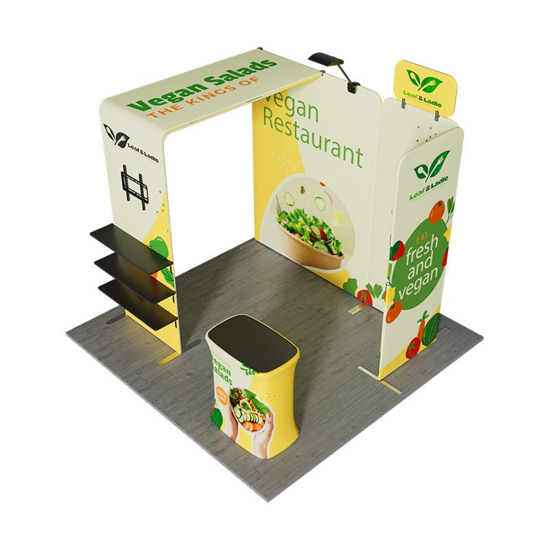 10ftx10ft Custom Trade Show Booth B3
