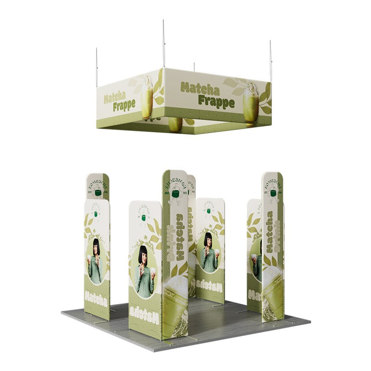10ftx10ft Custom Trade Show Booth B4