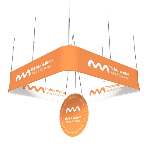 Vertical Disc Hanging Sign