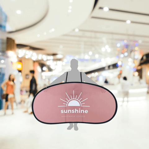 Walking Billboard Pop Up Display