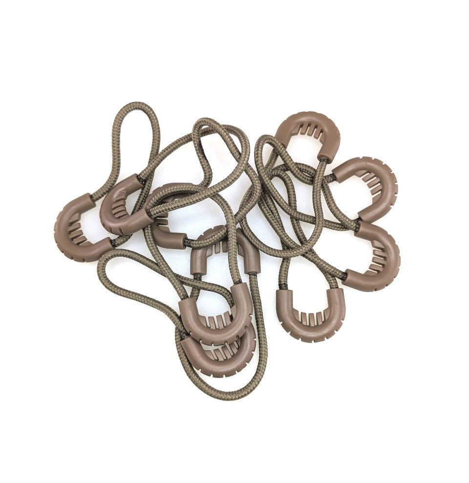 Tirettes de fermeture à glissière en PVC - 10 PK