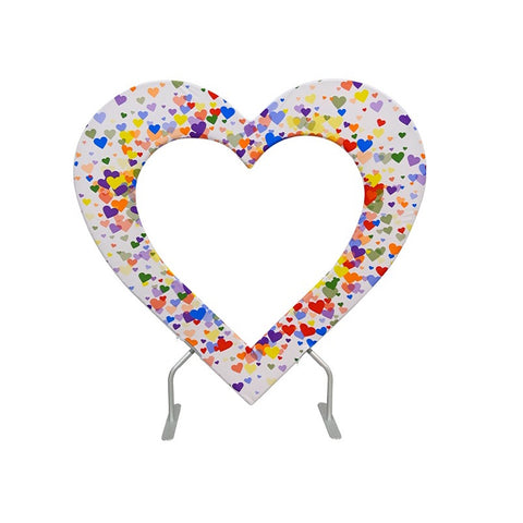 Double Layer Heart Shaped Backdrop