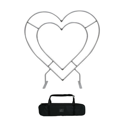 Double Layer Heart Shaped Backdrop