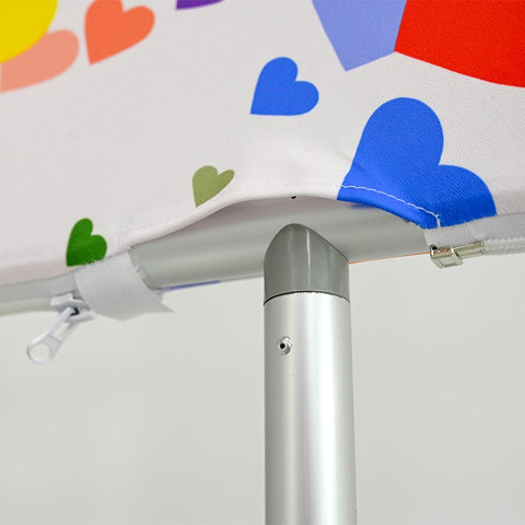 Double Layer Heart Shaped Backdrop
