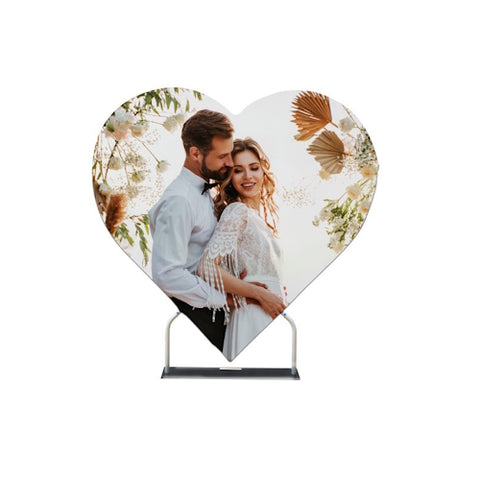 Extend Heart Shaped Backdrop