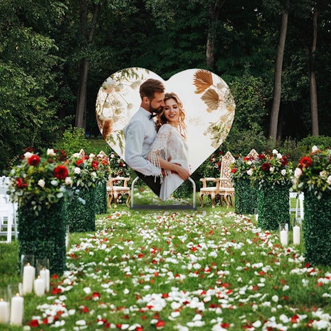 Extend Heart Shaped Backdrop