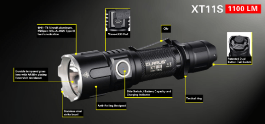 FLASH LIGHT XT11S - 1100 Lumens