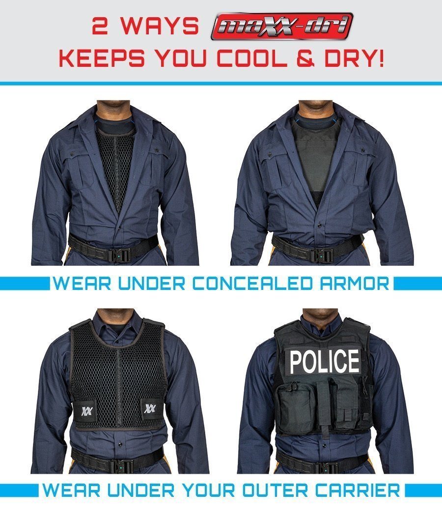 GILET MAXX-DRI 4.0 - VENTILATION DU GILET PARE-BALLES