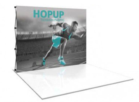 Pop Up Display Straight Style with Open Sides