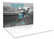 Pop Up Display Straight Style with Closed Sides