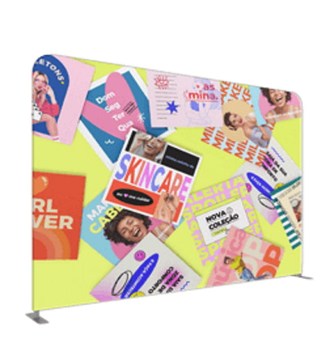 Straight Tension Fabric Display