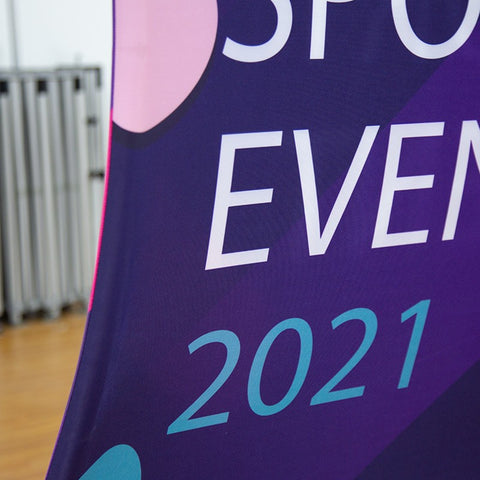 S Shaped Banner Stand
