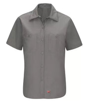 RED KAP® WOMEN’S SHORT SLEEVE WORK SHIRT WITH MIMIX™. SX21