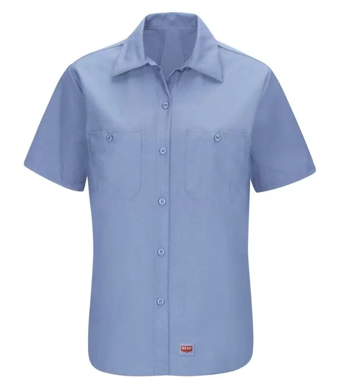 RED KAP® WOMEN’S SHORT SLEEVE WORK SHIRT WITH MIMIX™. SX21