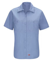 RED KAP® WOMEN’S SHORT SLEEVE WORK SHIRT WITH MIMIX™. SX21