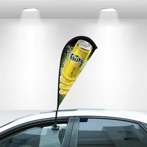 Teardrop Car Window Flag