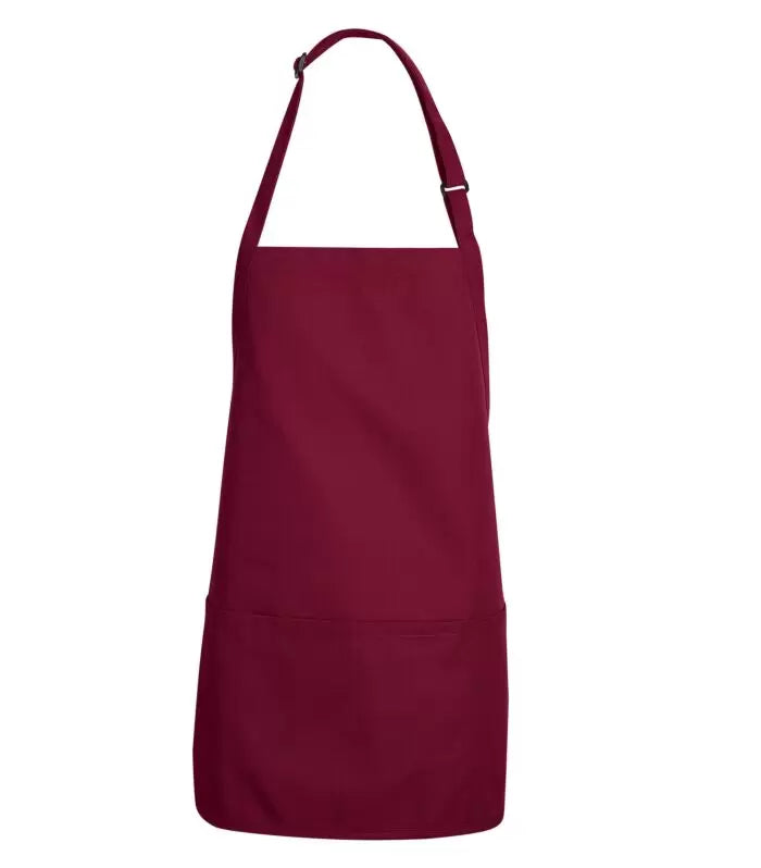 RED KAP® CHEF DESIGNS® PREMIUM SHORT BIB APRON. TT32 - Special Order - Feature Item