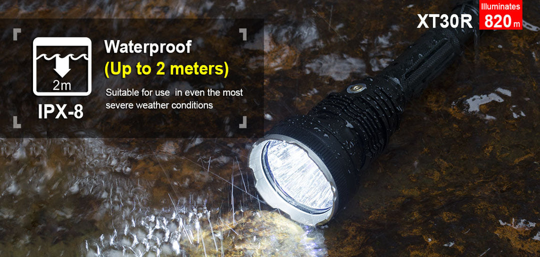 LAMPE DE POCHE XT30R - 1800 Lumens